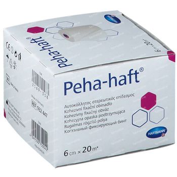 Hartmann Peha-Haft Latexfree 6cm x 20m 932447 1 st