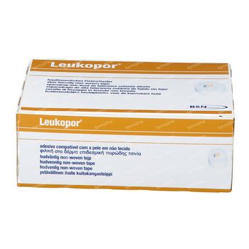 Leukopor® Huidvriendelijke Hechtpleister 9,2 m x 2,50 cm 02454-00 12 stuks