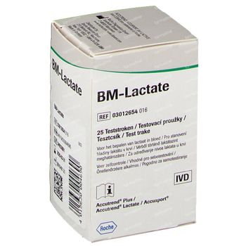 Accutrend Bandelettes réactives Roche BM Lactate 25 st