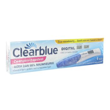 Clearblue Test de Grossesse avec Indicateur de Semaines 1 pièce