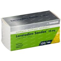 Loratadine Sandoz 10mg 100 tabletten