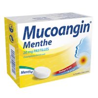 Mucoangin Munt 20mg - Voor Keelpijn 30 zuigtabletten