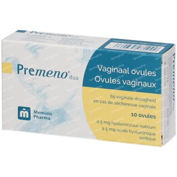 Premeno Duo Intra Vaginaal 10 ovules