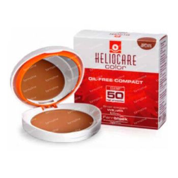 Heliocare Compact Oil-Free Brown SPF50 - Crème Solaire Compacte Teintée Oil-Free 10 g