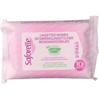 Saforelle Lingettes Intimes 10 st