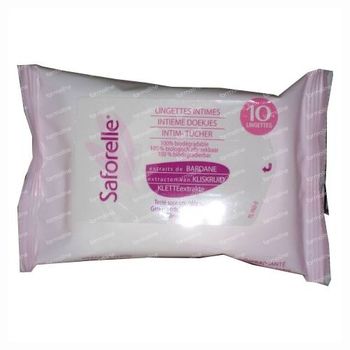 Saforelle Lingettes Intimes 10 st