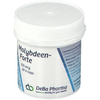 Deba Pharma Molybdeen Forte 225mcg 60 capsules