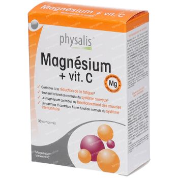 Physalis Magnésium + Vitamin C 30 comprimés