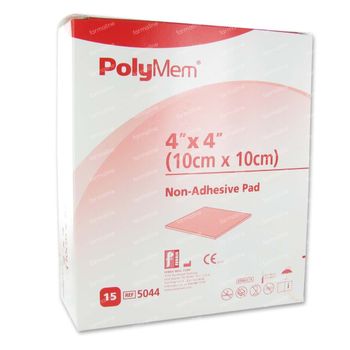 Polymem Quadrafoam Non-Adhesif 10,1cmx10,1cm 15 st
