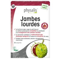 Physalis® Jambes Lourdes 30 comprimés