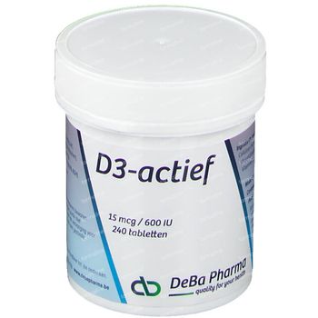 Deba D3-Actif 15mcg 240 comprimés