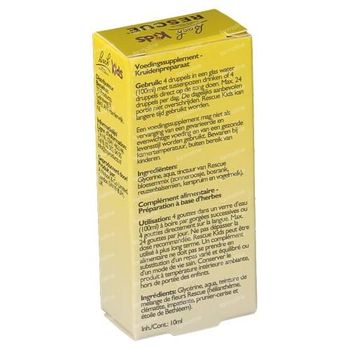 Bach Fleur Rescue Junior 10 ml gouttes