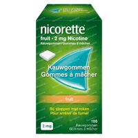 Nicorette® Fruit Kauwgom 2mg 105  kauwgoms