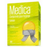 Medica Comprimés pour la Gorge Lemon Mal de Gorge 36 comprimés à sucer
