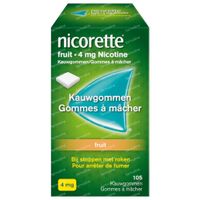 Nicorette® Fruit Gommes à Mâcher 4mg 105  chewing-gums