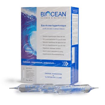 Biocean Hypertonisch Zeewater 30x10 ml ampoules