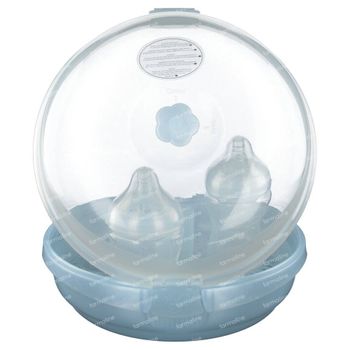 Nuby Natural Touch Sterilisator + 2 x 240Ml +Tétine 1 st