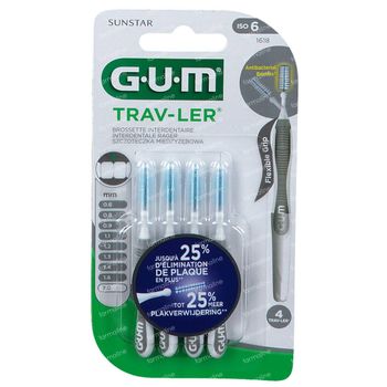 GUM Trav-Ler 2,0mm 4 pièces