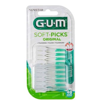 GUM Soft-Picks Original Regular 40 pièces