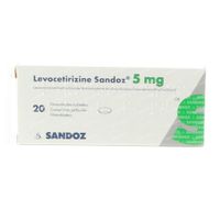 Levocetirizine 5mg Sandoz 20 tabletten