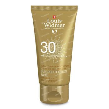Louis Widmer Sun Protection Visage Anti-Ageing IP30 Sans Parfum 50 ml