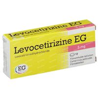 Levocetirizine EG 5mg 10 tabletten