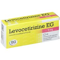 Levocetirizine EG 5mg 40 tabletten