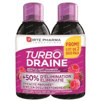 Forté Pharma Turbodraine Himbeere Duopack 2x500 ml