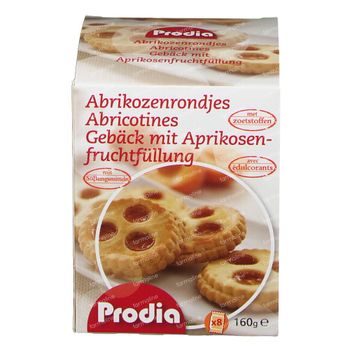 Prodia Abrikozenrondjes 160 g