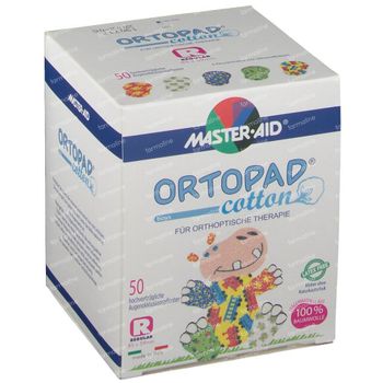 Ortopad Cotton Regular Boys Pansements Oculaires 50 pièces
