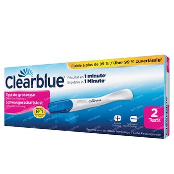 Clearblue Zwangerschapstest Snelle Detectie duo 2 test