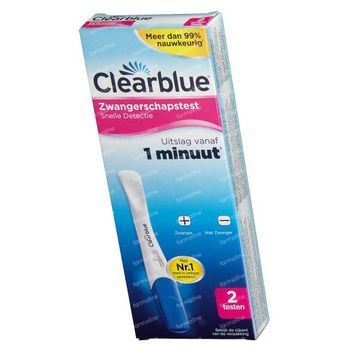 Clearblue Plus Test de grossesse Détection Rapide DUO 2 test