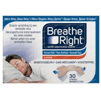 Breathe Right Tanned Neusstrips Large 30 stuks