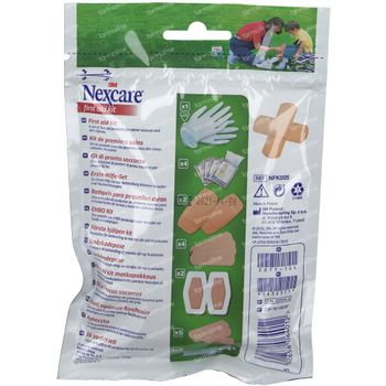 Nexcare First Aid kit premiers secours sachet zip NFK005   1 st