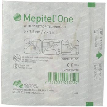 Mepitel One Sterile 5cm x 7.5cm 289100 1 st