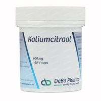 Deba K-Citraat 600Mg 60 kapseln