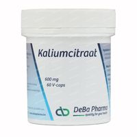 Deba Pharma Citrate de Potassium 600 mg 60 capsules