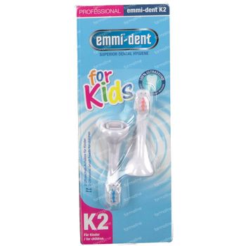 Emmi-Dent K2 tête de brosse enfants 2 st
