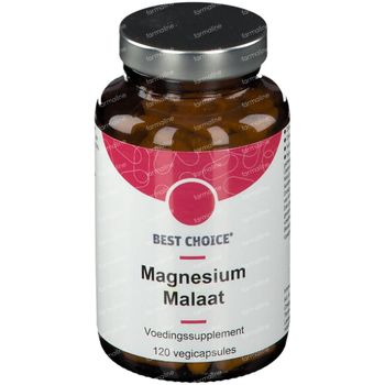 Best Choice Malate de Magnésium 500 120 capsules