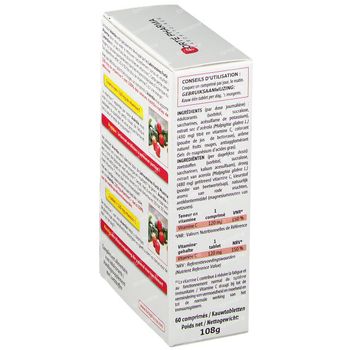 Forté Pharma Acérola Vitamine C 60 comprimés à croquer