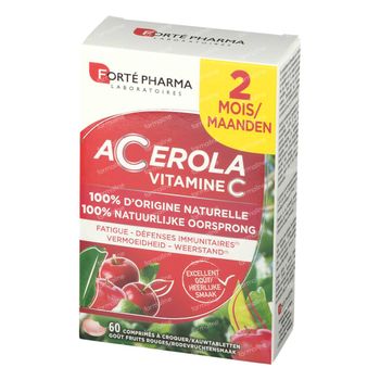 Forté Pharma Acérola Vitamine C 60 kauwtabletten