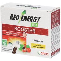 Ortis Red Energy Bio Zonder Alcohol 10x15 ml