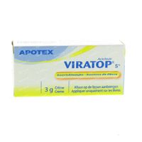 Viratop Apotex 3 g crème