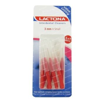 Lactona Easy Grip Interdentale Borsteltjes xs 3 mm 7 st