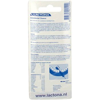 Lactona Easy Grip Interdentale Borsteltjes xs 3 mm 7 st