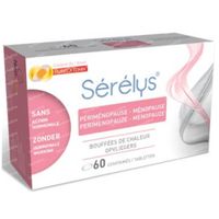 Sérélys - Ondersteunt tijdens de Menopauze bij Opvliegers, Prikkelbaarheid en Tijdelijke Vermoeidheid 60  tabletten