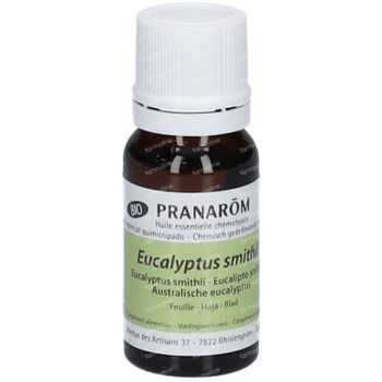 Pranarôm Huile Essentielle Eucalyptus Smithii Bio 10 ml