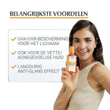 Eucerin Sun Oil Control SPF50+ Dry Touch Spray Transparent 200 ml