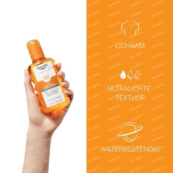 Eucerin Sun Oil Control SPF50+ Dry Touch Spray Transparent 200 ml