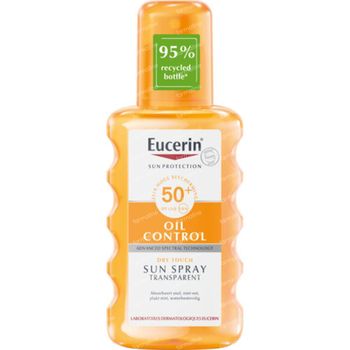 Eucerin Sun Oil Control SPF50+ Toucher Sec Spray Transparent 200 ml